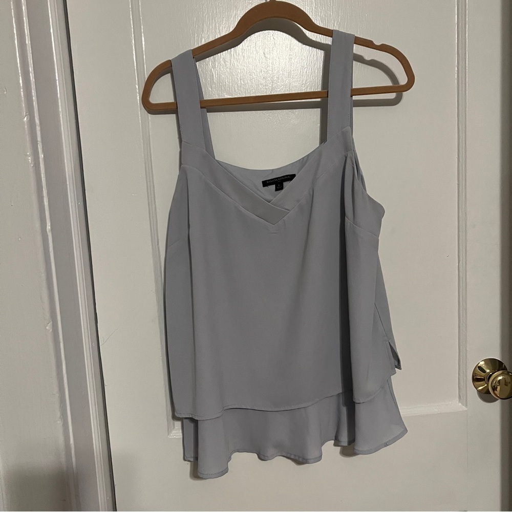 Banana Republic Light Blue Women's Top size L